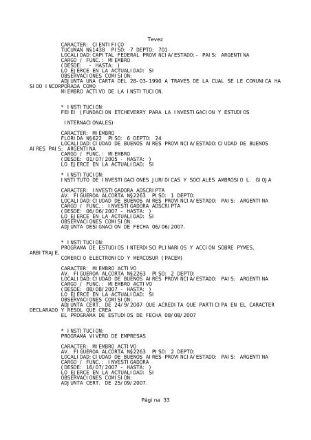 Tevez - Bloc de notas - Ministerio de Justicia y Derechos Humanos