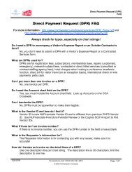 Direct Payment Request (DPR) FAQ - Northwestern University