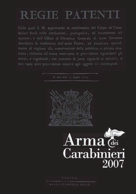 Scarica la brochure - Carabinieri