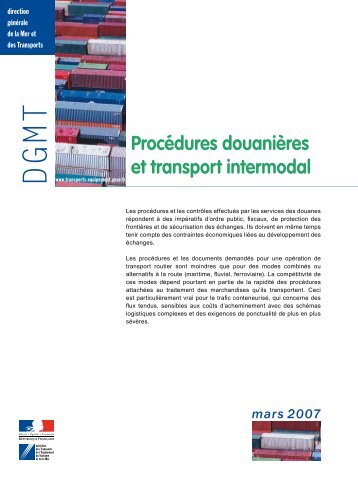 D G M T - Ministère du Développement durable