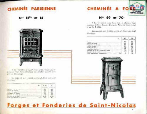 Forges & Fonderies de Saint-Nicolas - Ultimheat