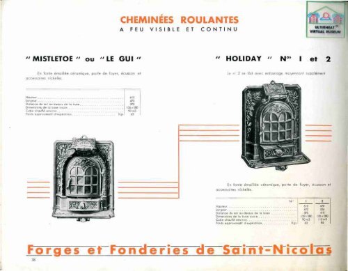 Forges & Fonderies de Saint-Nicolas - Ultimheat