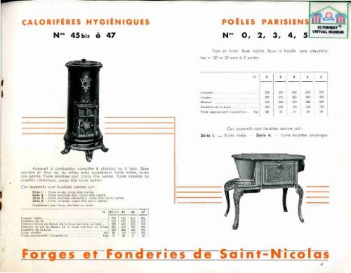 Forges & Fonderies de Saint-Nicolas - Ultimheat