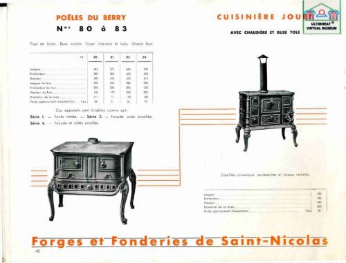 Forges & Fonderies de Saint-Nicolas - Ultimheat