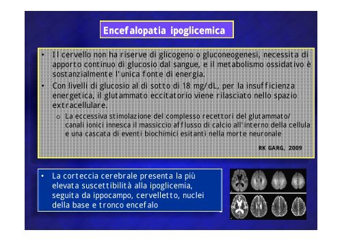 Encefalopatie anossica, ipoglicemica, diselettrolitica Encefalopatie ...