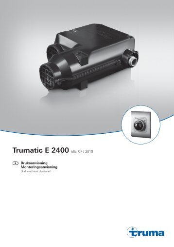 Trumatic E 2400 tillv. 07 / 2010