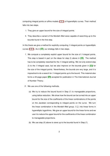 S-integral points on hyperelliptic curves Homero Renato Gallegos ...