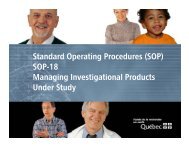 Standard Operating Procedures - SOP-18 - FRSQ