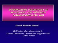 Interruzione volontaria di gravidanza con RU 486 - ASL 13 Novara