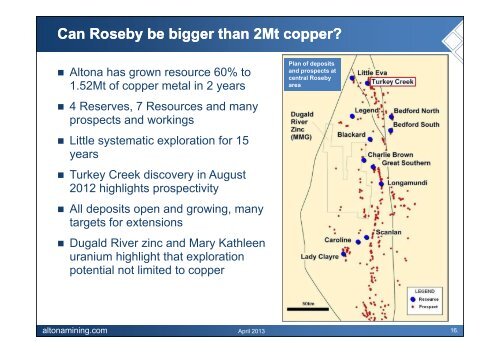 Mining the North West, Mt Isa, Queensland ... - Altona Mining