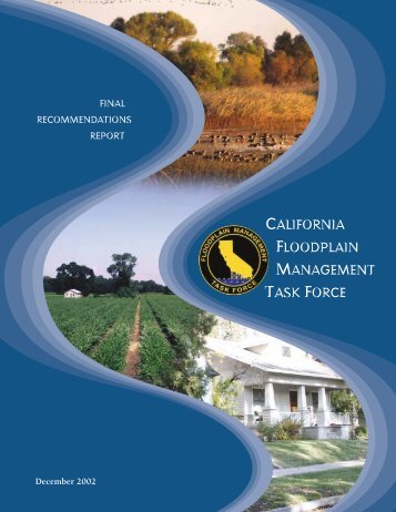 CALIFORNIA FLOODPLAIN MANAGEMENT TASK FORCE