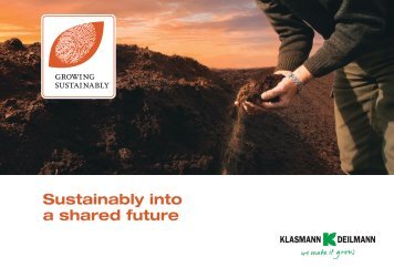 Brochure on sustainability - Klasmann Deilmann