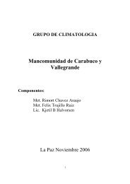 Grupo de Climatologia - Mancomunidad de Carabuco y Vallegrande