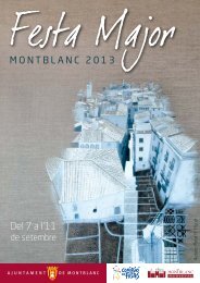 Programa 2013 - Montblanc Medieval