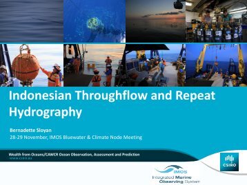 Indonesian Throughflow and Repeat Hydrography