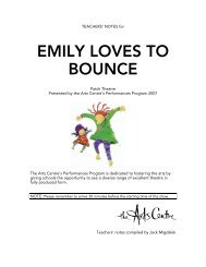 EMILY LOVES TO BOUNCE - The Arts Centre