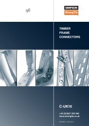 Timber Frame Connectors - Simpson Strong-Tie