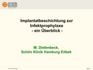 PD Dr. Michael Diefenbeck, Implantatbeschichtung zur ...