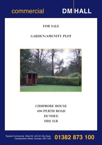 cidhmore house, 490 perth road, dundee, dd2 1lr - DM Hall
