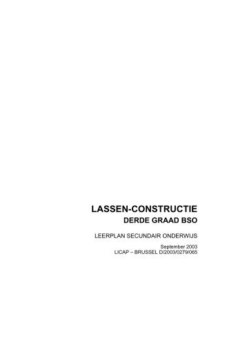 LASSEN-CONSTRUCTIE - VVKSO - ICT-coördinatoren