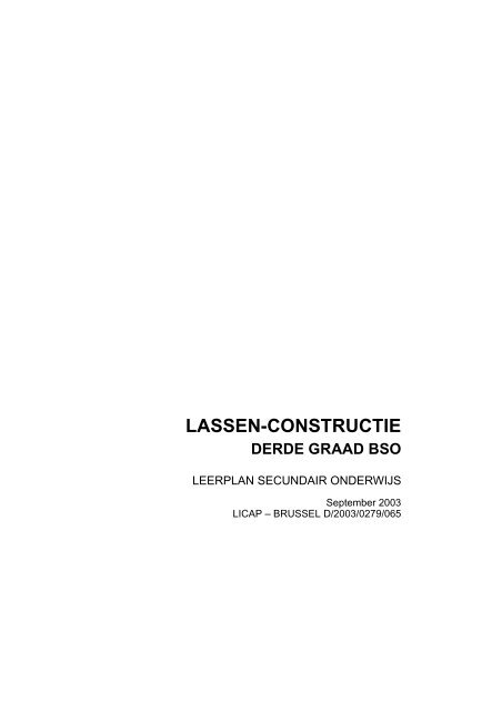 LASSEN-CONSTRUCTIE - VVKSO - ICT-coördinatoren