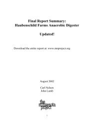 Final Report Summary: - The Minnesota Project