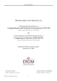 Computational and Financial Econometrics (CFE 10 ... - Cfe-csda.org