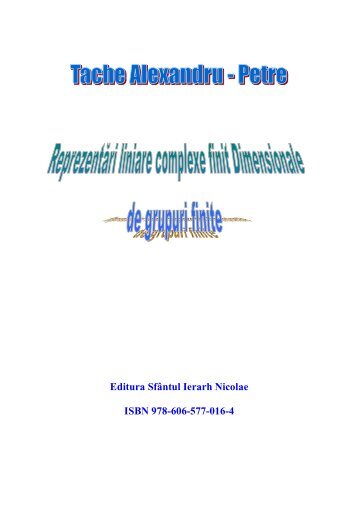 Editura SfÃ¢ntul Ierarh Nicolae ISBN 978-606-577-016-4