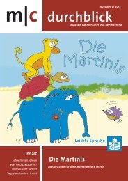 durchblick - m|c Martinsclub