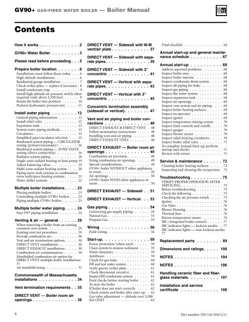 Boiler Manual - Weil-McLain