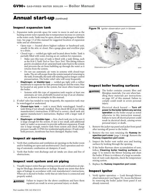 Boiler Manual - Weil-McLain