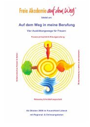 Auf dem Weg in meine Berufung - Ausbildungsinstitute.de