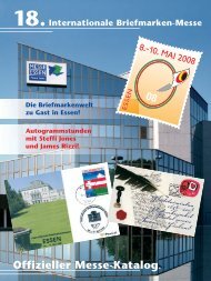 Offizieller Messe-Katalog - (Briefmarken) Messe Essen