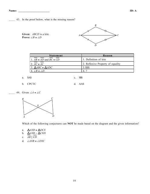 geometry eoc practice test #2.pdf - Southwest High School