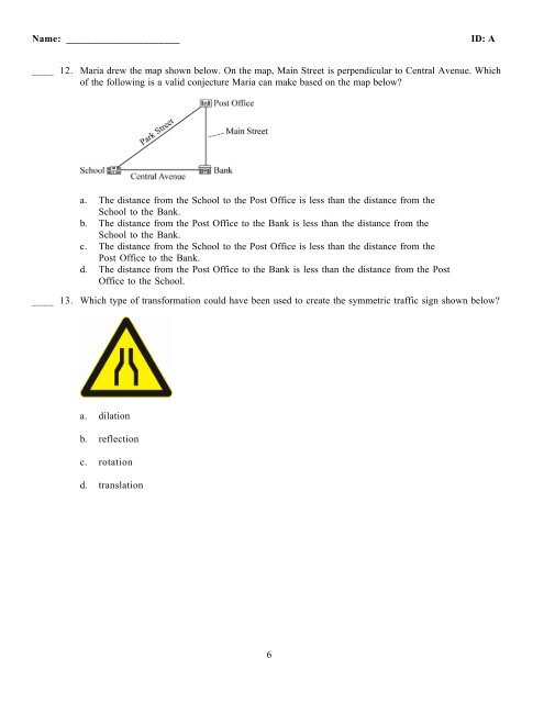 geometry eoc practice test #2.pdf - Southwest High School