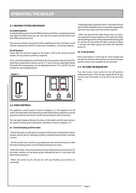 Gledhill High Efficiency Condensing Boiler - Gledhill Spare Parts