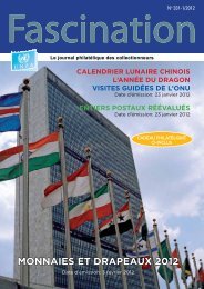 monnaies et drapeaux 2012 - United Nations Postal Administration