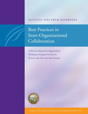 Best Practices in Inter-Organizational Collaboration - UCSD ...