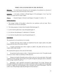 Force and Acceleration on the Airtrack pt 2.pdf - Physics