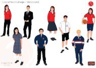College Uniform Story board - Copperfield College