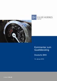 Deutsche BKK - Euler Hermes Rating Deutschland GmbH