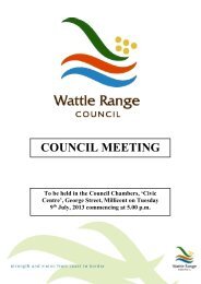 Agenda - Wattle Range Council