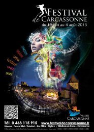 Programme complet du Festival de Carcassonne 2013