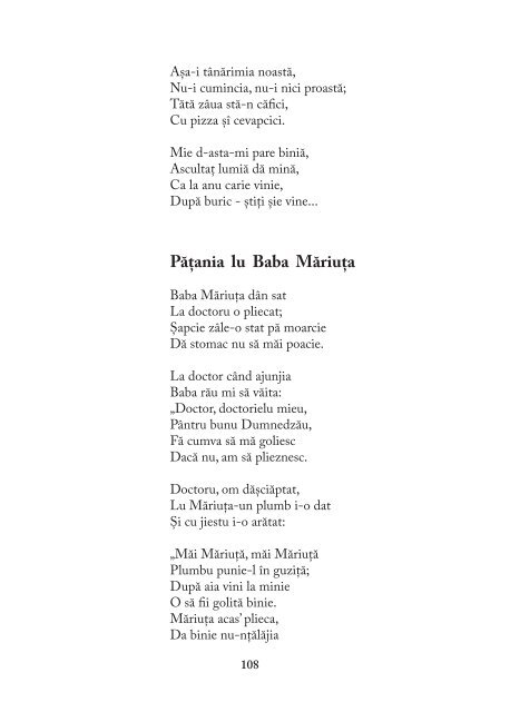 Poezie in grai banatean, vol. 2 - Brancusi