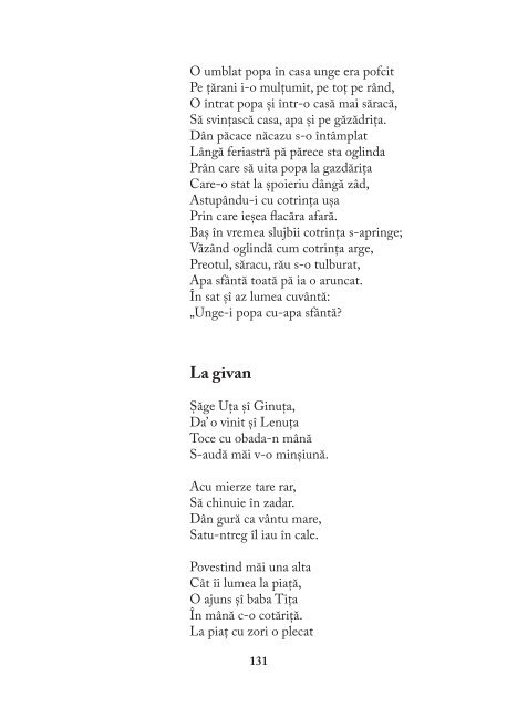 Poezie in grai banatean, vol. 2 - Brancusi