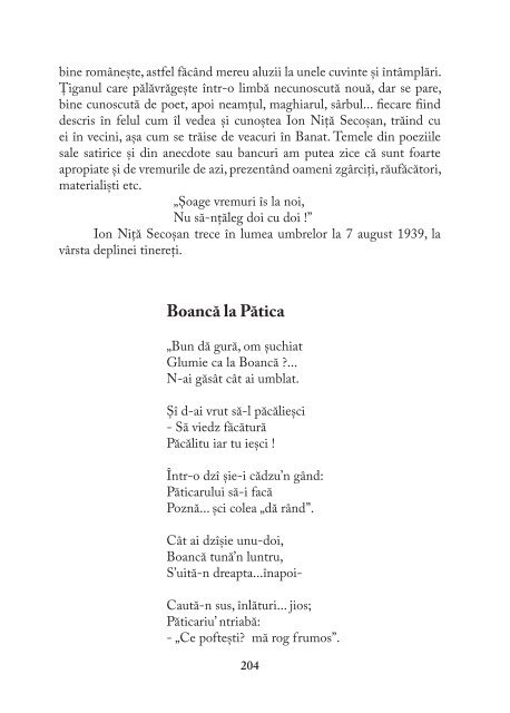 Poezie in grai banatean, vol. 2 - Brancusi