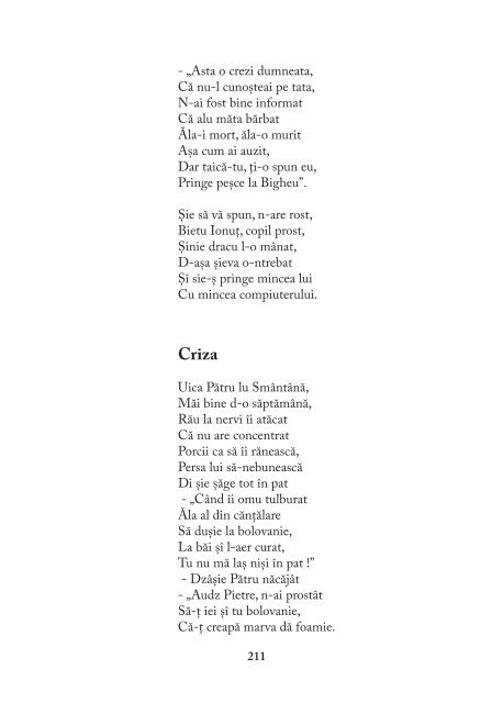 Poezie in grai banatean, vol. 2 - Brancusi