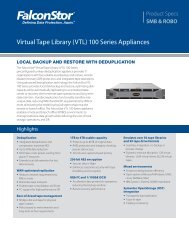 Virtual Tape Library (VTL) 100 Series Appliances - S4e