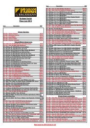 'N' Scale 2013 Price List - Bachmann