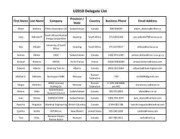 U2010 delegate list UPDATED - MetSoc